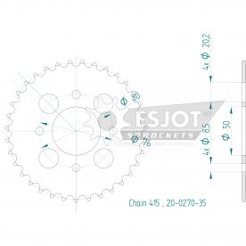 ESJOT Kettenrad 35 Z