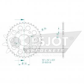 ESJOT Kettenrad 38 Z