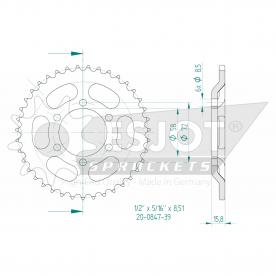 ESJOT  Sprocket 39 Z