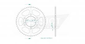ESJOT Sprocket steel 51 Z