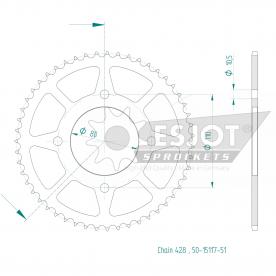 ESJOT Kettenrad 51 Z