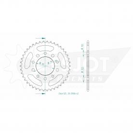ESJOT Pignon en acier 42 Z