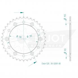 ESJOT Kettenrad 38 Z