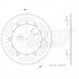 ESJOT Sprocket steel 50 Z