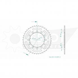 ESJOT Sprocket steel 41 Z