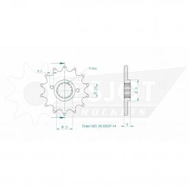 ESJOT Ritzel 14 Z