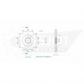 ESJOT Ritzel 14 Z