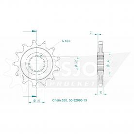 ESJOT Ritzel 13 Z