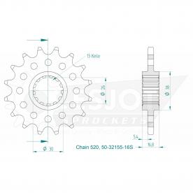 ESJOT Sportritzel 16 Z
