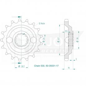 ESJOT Ritzel 17 Z
