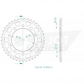 ESJOT Sprocket steel 41 Z