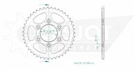 ESJOT Sprocket steel 43 Z