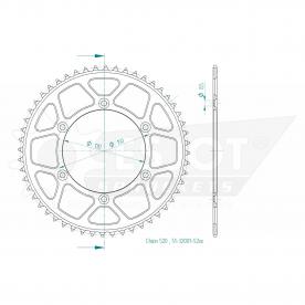 ESJOT  Alu-Sprocket 52 Z