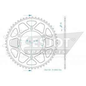 ESJOT  Alu-Sprocket 53 Z