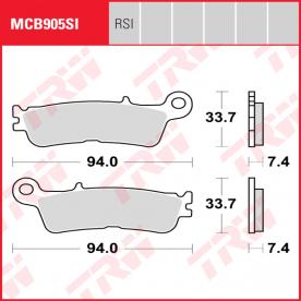 TRW Scheibenbremsbelag MCB905SI