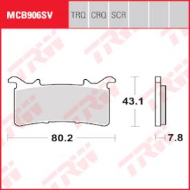 TRW Scheibenbremsbelag MCB906SCR