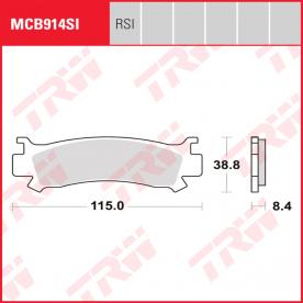 TRW Scheibenbremsbelag MCB914SI