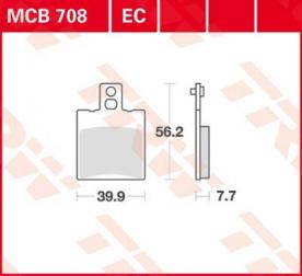 TRW Scheibenbremsbelag MCB708EC