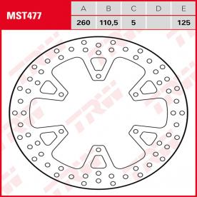 TRW Bremsscheibe starr MST477