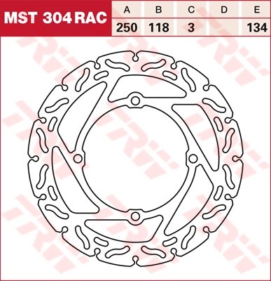 TRW RACING disques de frein fixe MST304RAC