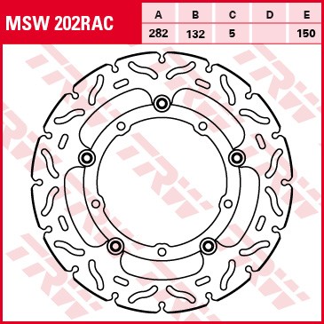 TRW brake disc floating MSW202RAC