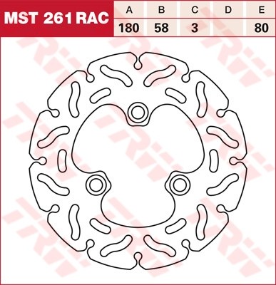TRW RACING disques de frein fixe MST261RAC
