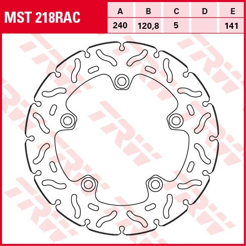 TRW RACING brake disc fixed MST218RAC
