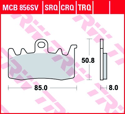 TRW brake pads MCB856TRQ