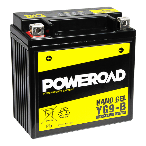 POWEROAD Gel YG9-B 12V/10Ah, Gel, sans entretien et rempli, Batteries, Électrique, Technique