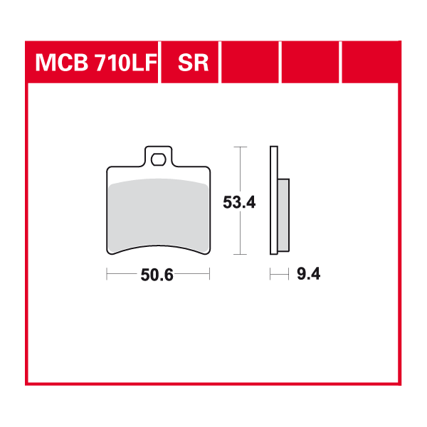 TRW plaquette de frein à disque MCB710