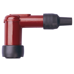 NGK spark plug connector LD05F red