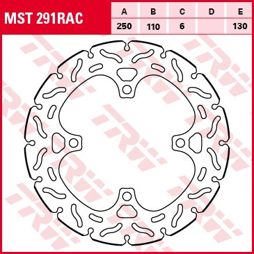 TRW disques de frein fixe MST291RAC