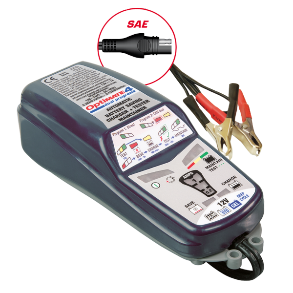 OPTIMATE chargeur de batterie 4-Dual SAE