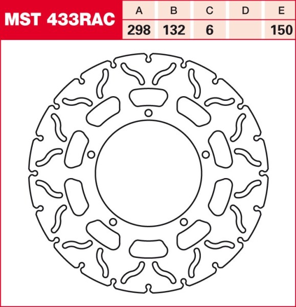 TRW RACING disques de frein fixe MST433RAC