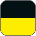 black / yellow